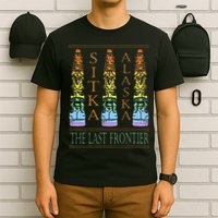 Sitka Alaska Ak Totem Design T-Shirt