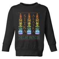 Sitka Alaska Ak Totem Design Toddler Sweatshirt