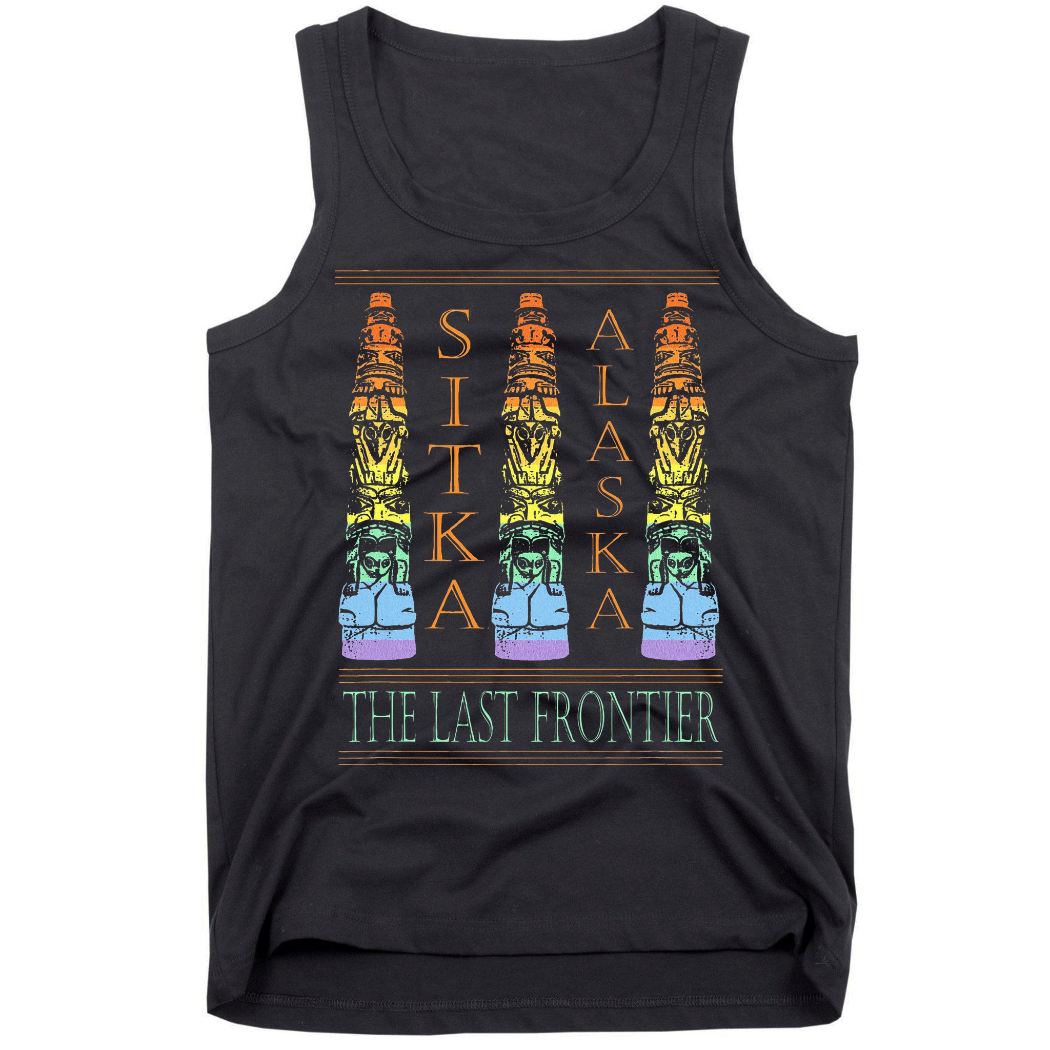 Sitka Alaska Ak Totem Design Tank Top