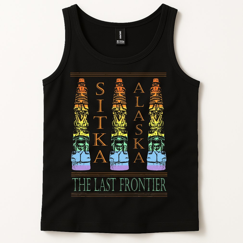 Sitka Alaska Ak Totem Design Tank Top