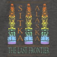 Sitka Alaska Ak Totem Design Vector Backpack