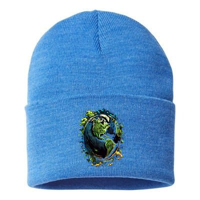 Space Astronaut Alien Astronomy Extraterrestrial Gift Sustainable Knit Beanie