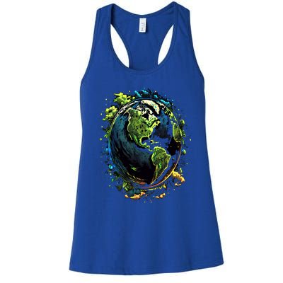 Space Astronaut Alien Astronomy Extraterrestrial Gift Women's Racerback Tank