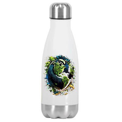 Space Astronaut Alien Astronomy Extraterrestrial Gift Stainless Steel Insulated Water Bottle