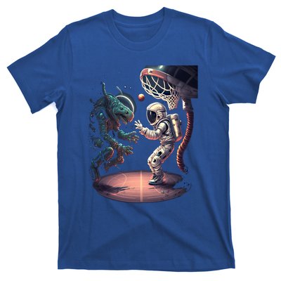 Space Astronaut Alien Playing Basketball Astronomy Space Gift T-Shirt