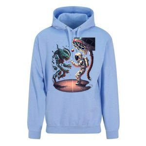 Space Astronaut Alien Playing Basketball Astronomy Space Gift Unisex Surf Hoodie