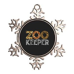 Safari Adventure Animal Print Costume for Zoo Lovers Metallic Star Ornament