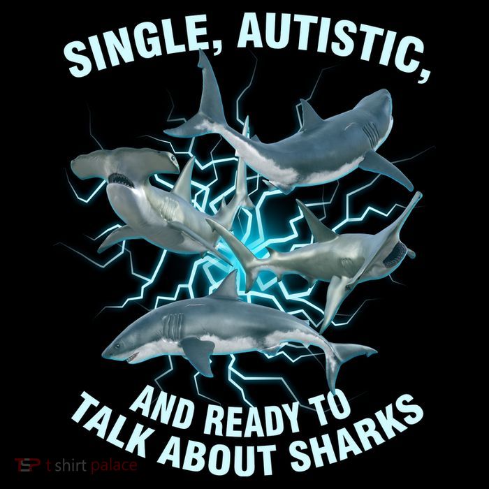 Single Autistic And Ready To Talk About Sharks Hooded Wearable Blanket