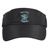 Single Autistic And Ready To Talk About Sharks Adult Drive Performance Visor