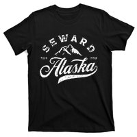 Seward Alaska AK Vintage Mountains Family Vacation Souvenir T-Shirt