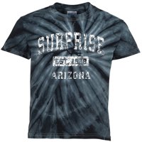 Surprise Arizona Az Vintage Established Sports Kids Tie-Dye T-Shirt