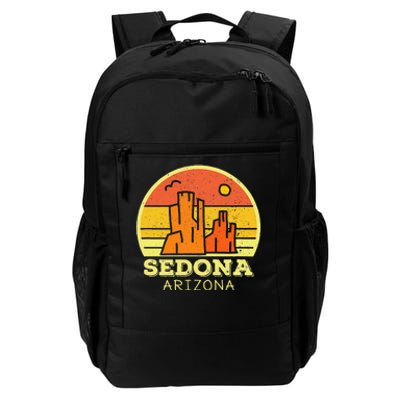 Sedona Arizona AZ Vintage Sunset Desert Camping Hiking Daily Commute Backpack