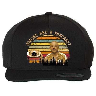 Smoke And A Pancake? Vintage Movie Quote Wool Snapback Cap