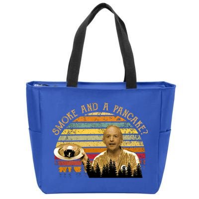 Smoke And A Pancake? Vintage Movie Quote Zip Tote Bag