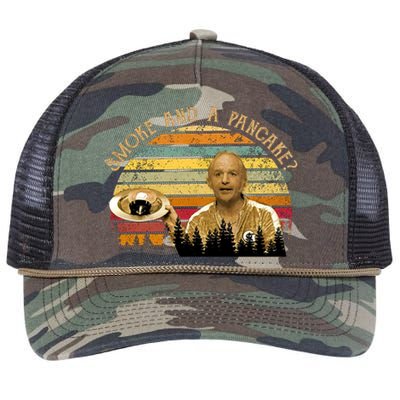 Smoke And A Pancake? Vintage Movie Quote Retro Rope Trucker Hat Cap