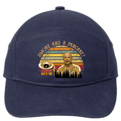 Smoke And A Pancake? Vintage Movie Quote 7-Panel Snapback Hat