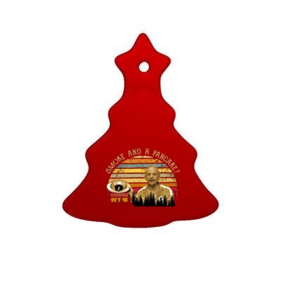 Smoke And A Pancake? Vintage Movie Quote Ceramic Tree Ornament