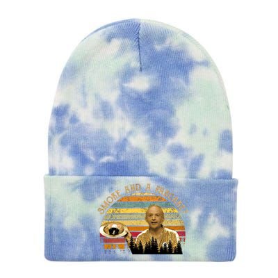 Smoke And A Pancake? Vintage Movie Quote Tie Dye 12in Knit Beanie