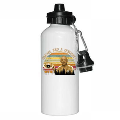 Smoke And A Pancake? Vintage Movie Quote Aluminum Water Bottle