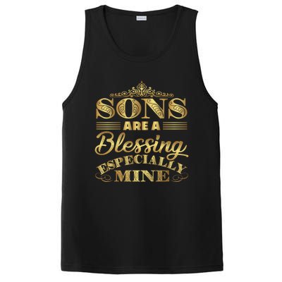 Sons Are A Blessing Especially Mine World's Greatest Son Gift PosiCharge Competitor Tank