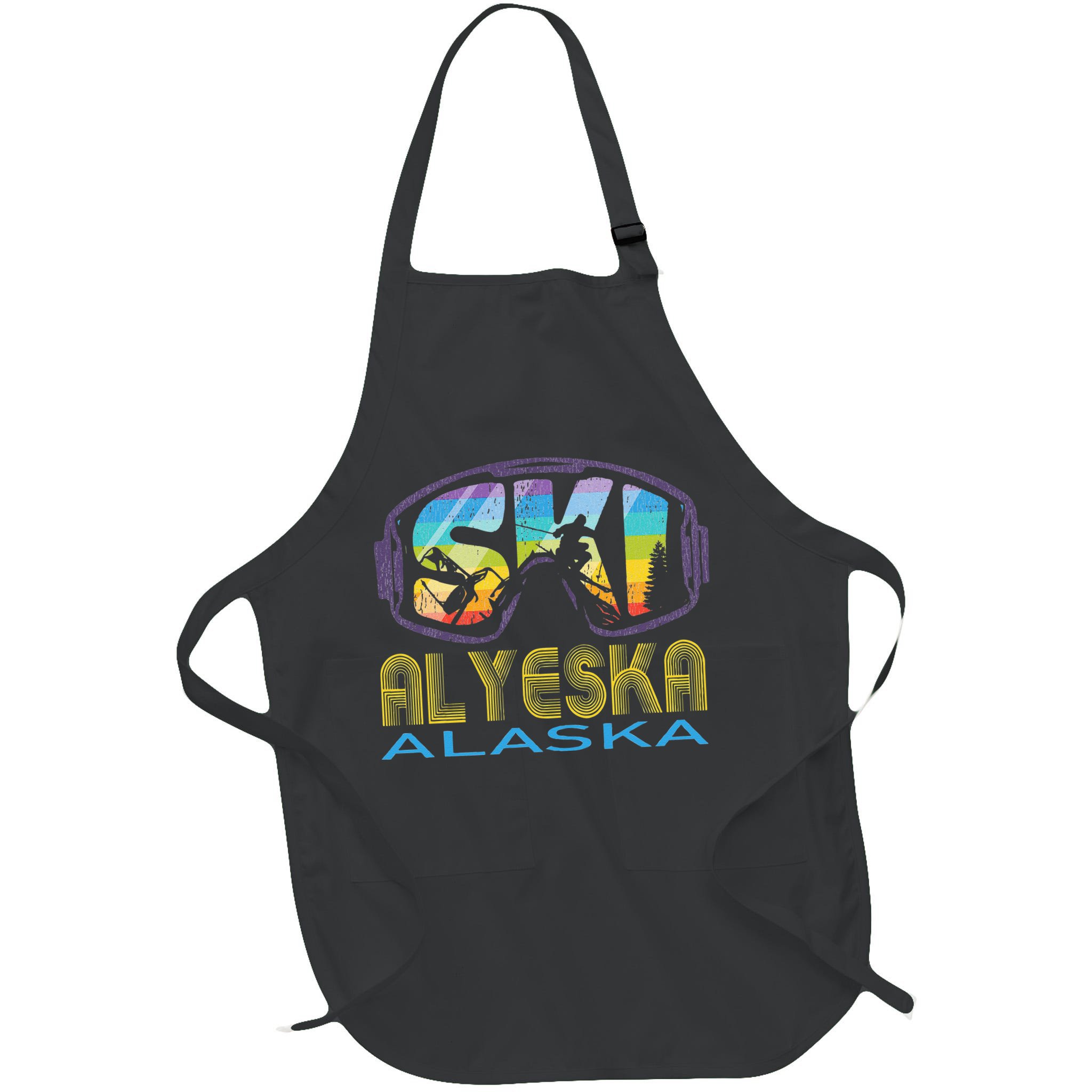Ski Alyeska Alaska Skiing Vacation Apron