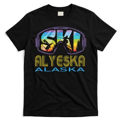 Ski Alyeska Alaska Skiing Vacation T-Shirt