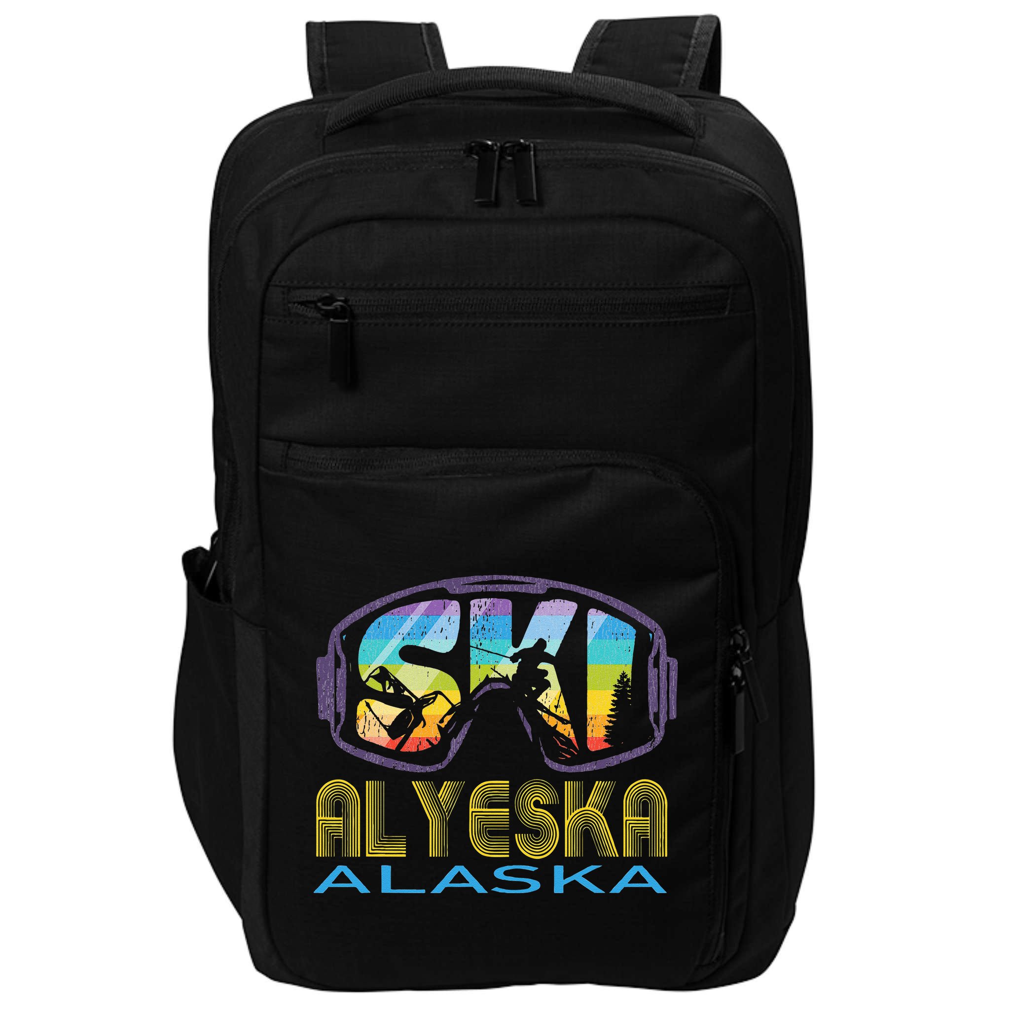 Ski Alyeska Alaska Skiing Vacation Impact Tech Backpack
