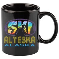 Ski Alyeska Alaska Skiing Vacation 11oz C Handle Ceramic Mug