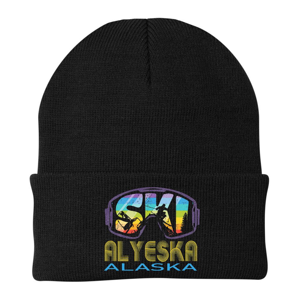 Ski Alyeska Alaska Skiing Vacation Beanie