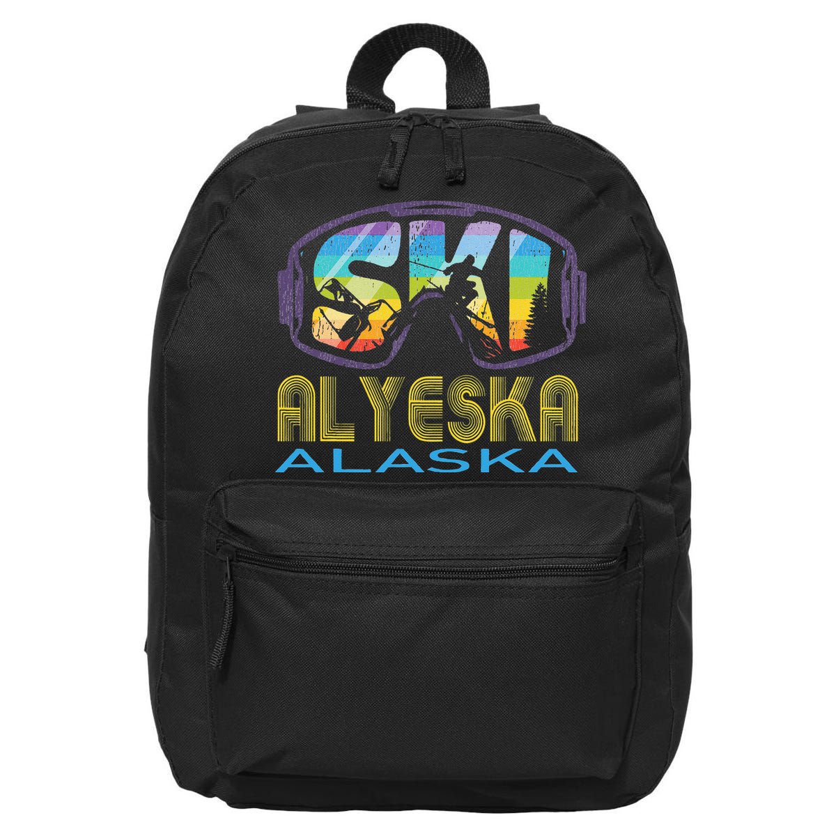 Ski Alyeska Alaska Skiing Vacation 16 in Basic Backpack