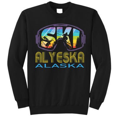 Ski Alyeska Alaska Skiing Vacation Tall Sweatshirt