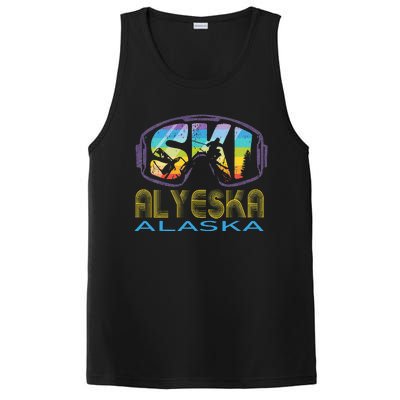 Ski Alyeska Alaska Skiing Vacation PosiCharge Competitor Tank