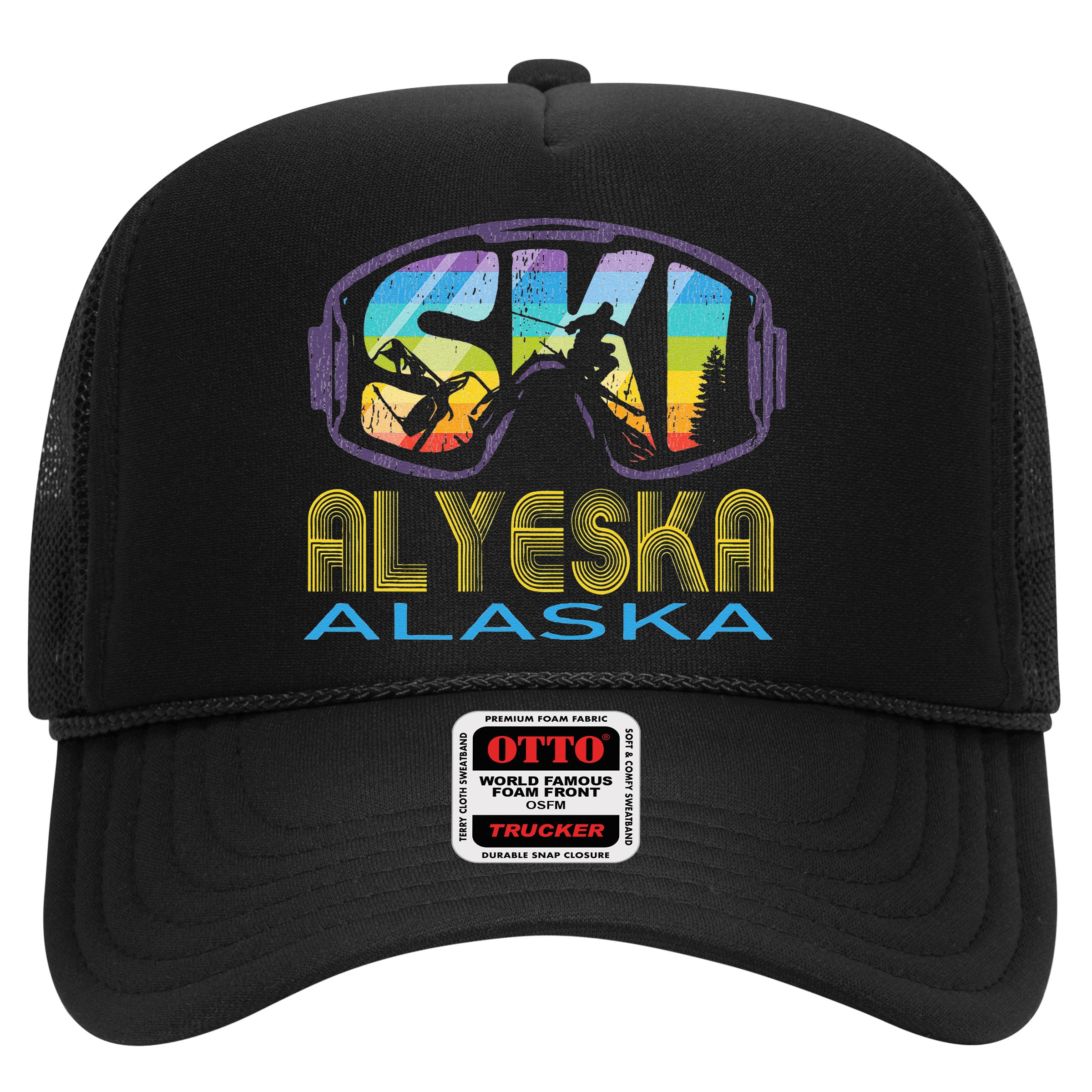 Ski Alyeska Alaska Skiing Vacation Hat