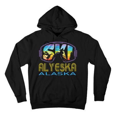 Ski Alyeska Alaska Skiing Vacation Tall Hoodie