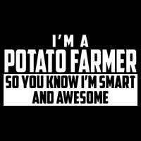 Smart And Awesome Potato Farmer Impact Tech Backpack