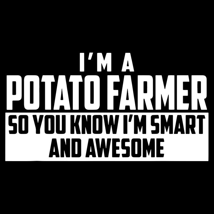 Smart And Awesome Potato Farmer Impact Tech Backpack