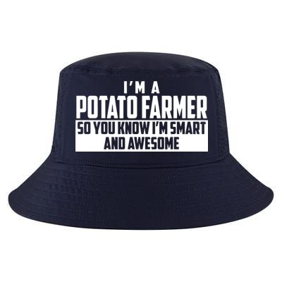 Smart And Awesome Potato Farmer Cool Comfort Performance Bucket Hat