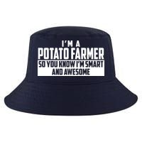 Smart And Awesome Potato Farmer Cool Comfort Performance Bucket Hat