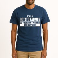 Smart And Awesome Potato Farmer Tall T-Shirt