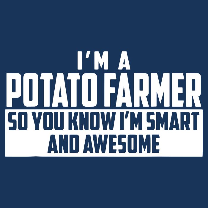 Smart And Awesome Potato Farmer Sustainable Bucket Hat