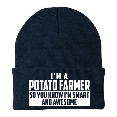 Smart And Awesome Potato Farmer Beanie
