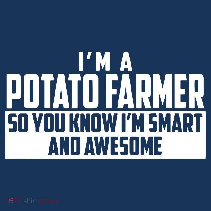 Smart And Awesome Potato Farmer Short Acrylic Beanie