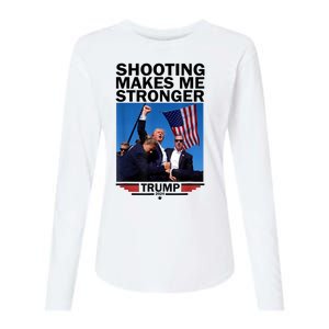 Shot Assassination Attempt Trump 2024 Survivor Womens Cotton Relaxed Long Sleeve T-Shirt