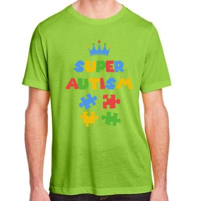 Super Autism Autism Superhero Autism Is My Super Power Gift Adult ChromaSoft Performance T-Shirt