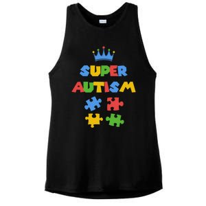 Super Autism Autism Superhero Autism Is My Super Power Gift Ladies PosiCharge Tri-Blend Wicking Tank