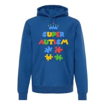 Super Autism Autism Superhero Autism Is My Super Power Gift Premium Hoodie