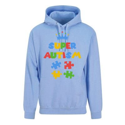 Super Autism Autism Superhero Autism Is My Super Power Gift Unisex Surf Hoodie