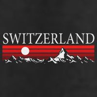 Swiss Alps And Red Sunset Switzerland Mountains 15oz Campfire Ceramic Mug