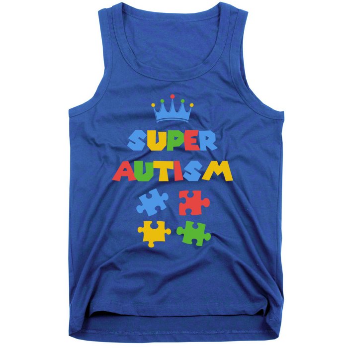 Super Autism Autism Superhero Autism Is My Super Power Gift Tank Top