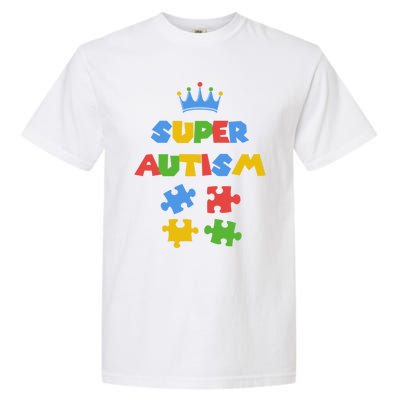 Super Autism Autism Superhero Autism Is My Super Power Gift Garment-Dyed Heavyweight T-Shirt